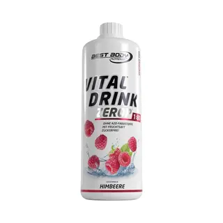 Best Body Nutrition Vital Drink Zero - Himbeere - 1000 Ml Flasche