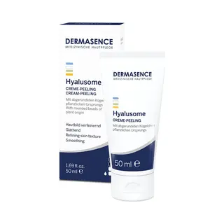 Dermasence Hyalusome Creme-Peeling, 50 Ml - Pflegendes, Mechanisches Peeling - Entfernt Abgestorbene Hautschuppen Und Löst Mitesser - Mit