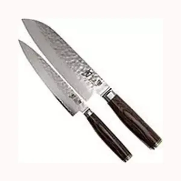 Kai Shun Premier Tim Mälzer Japanisches Küchenmesser 2er Set - Santoku 18 Cm Klingenlänge + Allzweckmesser 16, 5 Cm Klingenlänge - Damastmesser 32 thumbnail