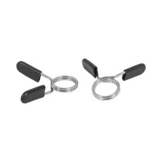Gorilla Sports® Federverschlüsse - Paar, Klemme Für 30mm Hantelstangen, Aus Stahl - Federclip, Hantelverschlüsse, Feststeller, Gewichtheben,