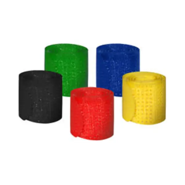 MediaRange MRCS302 kabelbinder Haak & lus kabelbinder Nylon Zwart, Blauw, Groen, Rood, Geel 5 stuk(s) thumbnail