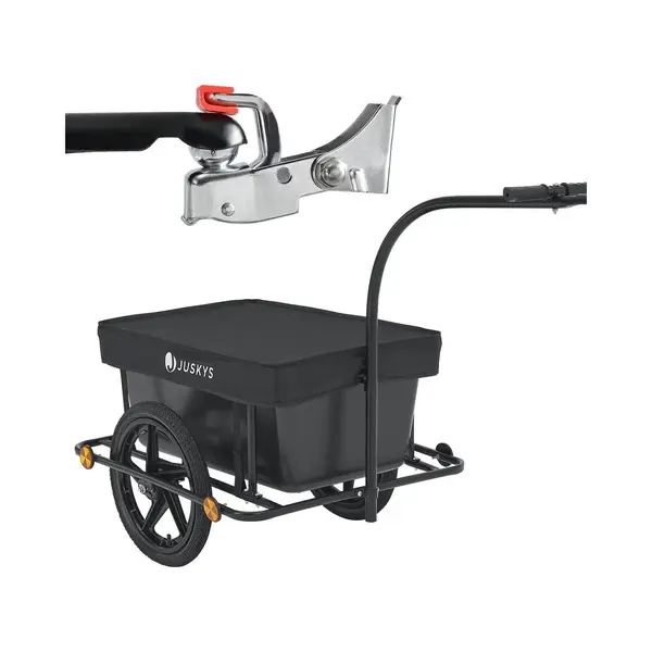 Juskys Fietskar / Aanhangwagen - 90 Liter thumbnail
