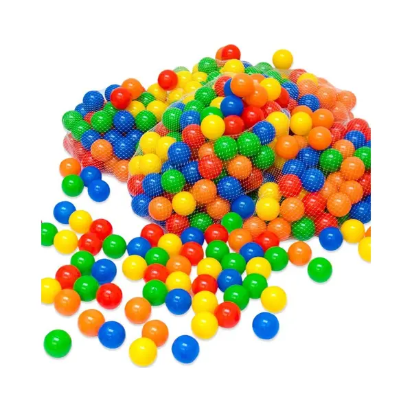 LittleTom Vanaf Dag Één, 650 Ballen Voor Ballenbak - 5, 5cm Plastic Baby Speelballen Kinder Speelgoed Ballen thumbnail