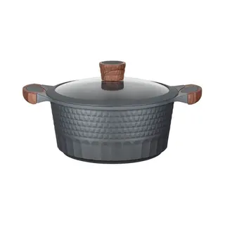 Resto Kitchenware Resto Küchenutensilien Capella 4,6 l Rund Schwarz, Holz