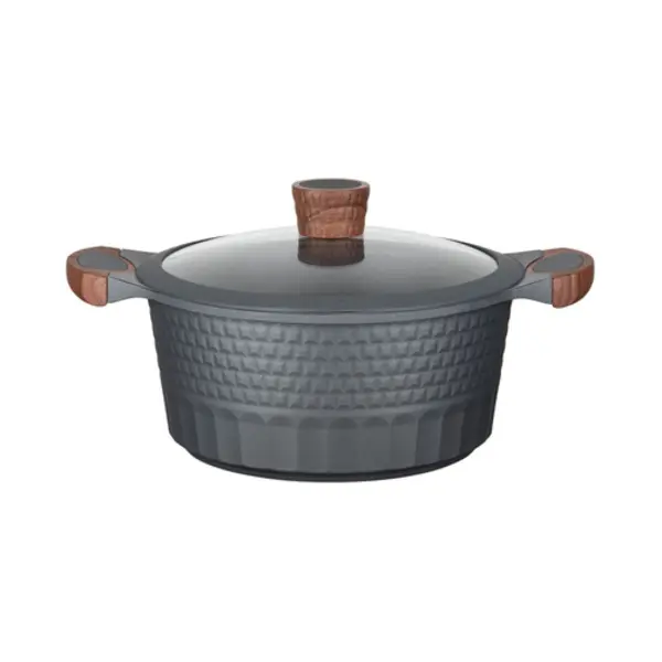 Resto Kitchenware Resto Küchenutensilien Capella 4,6 l Rund Schwarz, Holz thumbnail