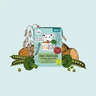 Vegdog 370097 natvoer voor hond Broccoli, Aardappel Volwassen 200 g