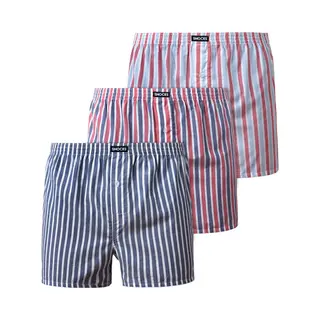 Snocks Heren Boxershorts 3-Pack, Losse Fit, Zacht Biologisch Katoen, Comfortbund, Duurzaam