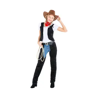 Tectake Dressforfun - Vrouwenkostuum Cowgirl Wild Amber L - Verkleedkleding Kostuum Halloween Verkleden Feestkleding Carnavalskleding Carnaval Feestkledij
