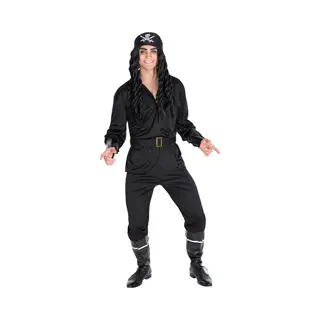 Tectake Dressforfun - Herenkostuum Piraat Stoppelbaard Xxl - Verkleedkleding Kostuum Halloween Verkleden Feestkleding Carnavalskleding Carnaval Feestkledij
