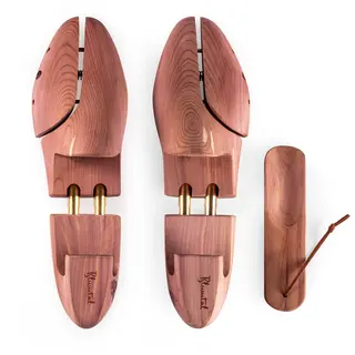Blumtal Schuhspanner Für Herren Und Damen - Schuhdehner Aus Zedern-Holz (1-tlg., 1 Paar, 2 Paar, 5 Paar), Mit Schuhlöffel Und Ergonomischen