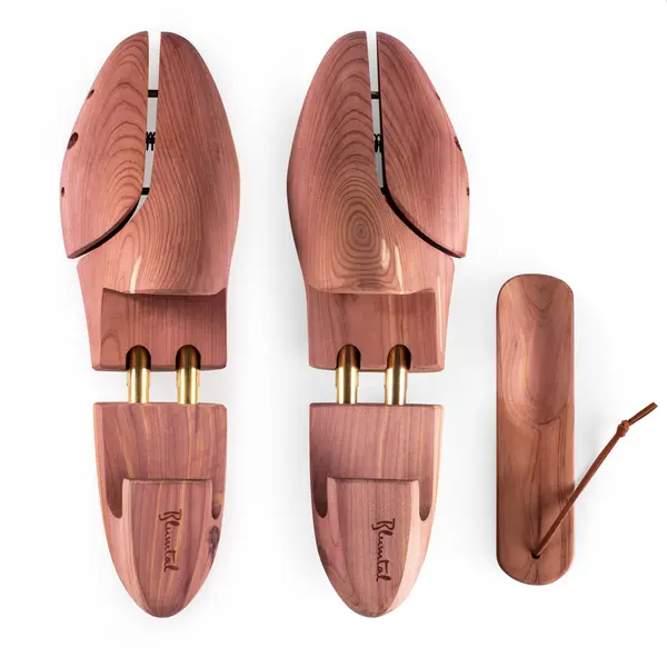 Blumtal Schuhspanner Für Herren Und Damen - Schuhdehner Aus Zedern-Holz (1-tlg., 1 Paar, 2 Paar, 5 Paar), Mit Schuhlöffel Und Ergonomischen thumbnail