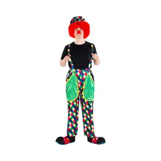 Tectake Dressforfun - Herenkostuum Clown August L - Verkleedkleding Kostuum Halloween Verkleden Feestkleding Carnavalskleding Carnaval Feestkledij