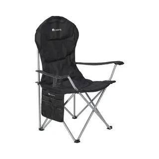 Juskys Lido - Campingstoel - Inclusief Opbergtas - Zwart