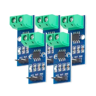 AZDelivery 5 X ACS712 20A Range Current Sensor Measuring Module Compatible With Arduino Including E-Book!