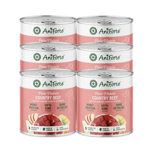 AniForte Uk PureNature Country Beef - Wet Food For Dogs thumbnail