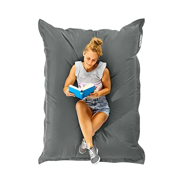 Green Bean Sitzsack Xxl Outdoor Sitzsack Square 140x180cm (Xxl Riesensitzsack 140x180cm 380 Liter Kinder & Erwachsene Bean Bag Eps Perlen Füllung, thumbnail