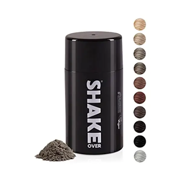 Shake Over Veganes Streuhaar Zur Haarverdichtung, Mit Zink Angereicherte Fasern, Hochwertiges Schütthaar, Made In Europe (12 G, Ash Blonde) thumbnail