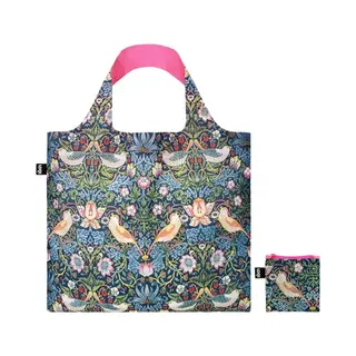 Loqi William Morris The Strawberry Thief Neon Pink Bag