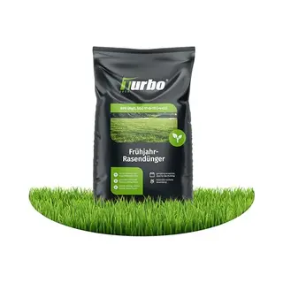 Turbogruen Turbogrün Gazonmest Lente 2, 5 Kg Voor 125 M² Gazonmest Voor Een Gezond Gazon Dat Mos Vermindert, Ideaal Voor Lente En Zomer, Gazonmest Geschikt