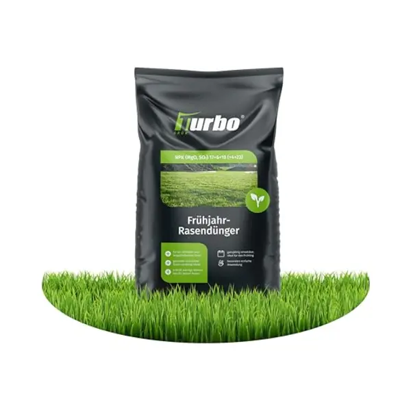 Turbogruen Turbogrün Gazonmest Lente 2, 5 Kg Voor 125 M² Gazonmest Voor Een Gezond Gazon Dat Mos Vermindert, Ideaal Voor Lente En Zomer, Gazonmest Geschikt thumbnail