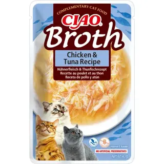 Inaba Ciao Broth Katzensnack Huhn Und Thunfisch