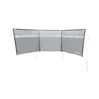 Skandika Windschutz Bora 4, 5 M | Camping Sichtschutz Mit Stangen, Stabil, Sturmfest, Ohne Bohren, Seitlicher Sonnenschutz, Mobiler Windfang Zaun |