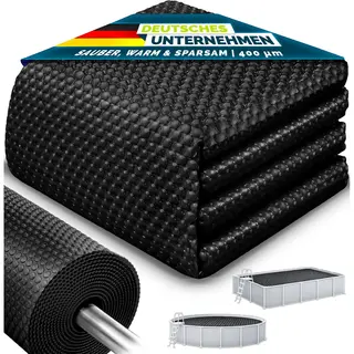 Tillvex Premium Pool Zonnezeil, 400 µm, Rechthoekig, 600 X 400 Cm, Warmtezeil, Op Maat Te Snijden, Zonnezeil, Zwembadverwarming, Zwembadzonnezeil