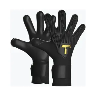 T1TAN Rebel 2.0 Black-Out Junior - Torwarthandschuhe Kinder - Die Handschuhe Für Kinder Und Fußball - Größe 6