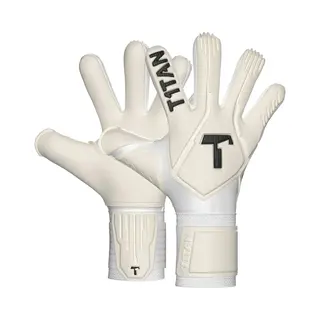 T1TAN Legend White-Out Torwarthandschuhe, Für Kinder & Erwachsene, Profi Handschuhe, 4mm Gecko Grip Haftschaum Made In Germany -Gr. 6