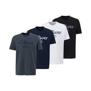 S.Oliver Shirt Navy / Spar / Zwart / Wit