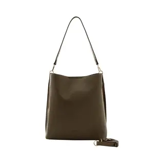 Seidenfelt Manufaktur Schoudertas Nelma Hobo Bag Khaki Green Taupe
