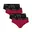 Zwart/rood