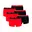 Zwart/rood