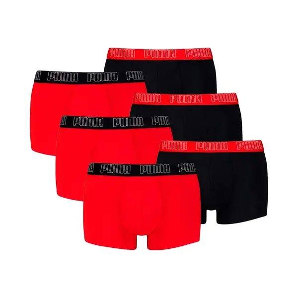 Puma, Herren, Unterhosen, Everyday Trunks 6P, Mehrfarbig, (Xl, 6er Pack) thumbnail