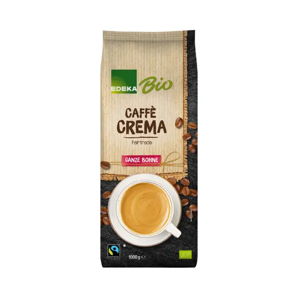 Edeka Bio Caffè Crema Ganze Bohnen 1KG thumbnail