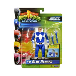 Power Rangers Auto-Morphin Blue Ranger Figure