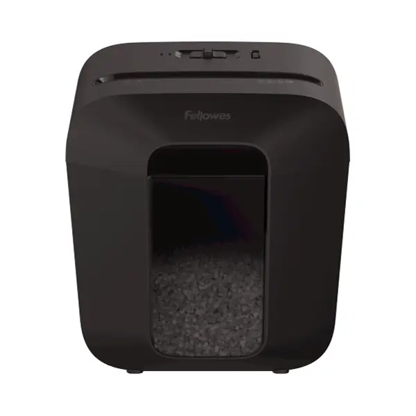 Fellowes Powershred LX25M papiervernietiger Deeltjesversnippering Zwart thumbnail