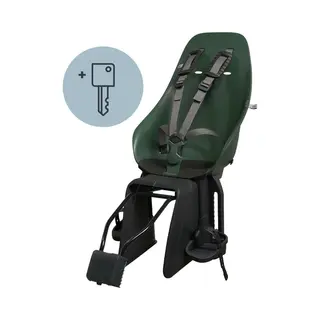 Urban Iki Bio Fietsstoeltje Achter Ta–ke Dragermontage - Mosu Green/ Bincho Black