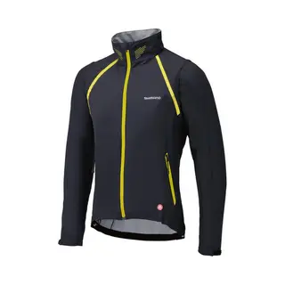 Shimano Multiflex - Fietsjack - Windjack - Zwart Met Geel - Maat Xl