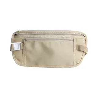 Secret Pocket - Reis Portemonnee - Heuptasje - Moneybelt - Hidden Pocket - Beschermhoes - Light Weight - Beige - Kaki