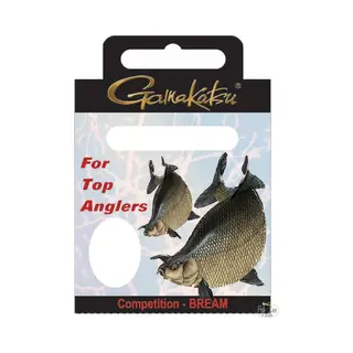 Spro Gamakatsu Onderlijnen Competition Feeder 75cm Haak 2210R (10 Pcs) - Maat , Haak 14 - 0.12mm