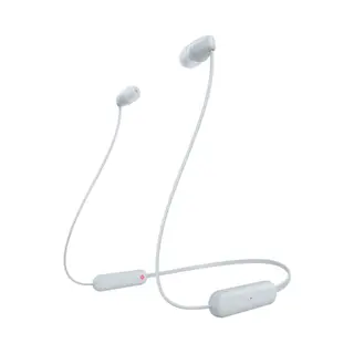 Sony Wi-C100 Kopfhörer Kabellos im Ohr Anrufe/Musik Bluetooth Weiß