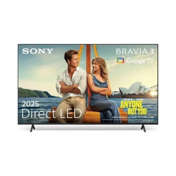 Sony Bravia 3 - Direct Led 50 Zoll Fernseher (K50S32), X-Balanced Speaker, Dolby Vision/Atmos, Imax Enhanced, Google Tv (2025), Google Cast, Apple thumbnail