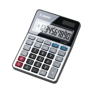 Canon Ls-102 Tc Taschenrechner Desktop Basic Schwarz, Metallic