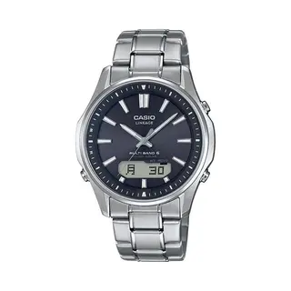 Casio, Armbanduhr, Radio Controlled, Silber, (Funkuhr, Chronograph, Sportuhr, 40 mm)