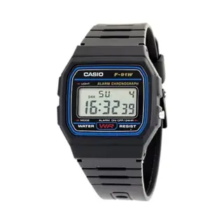Casio Collection Men F-91W-1Yef Unisex Horloge - 30 Mm