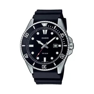 Casio Mdv-107-1A1VEF Uhr Armbanduhr Quarz Schwarz, Edelstahl Edelstahl