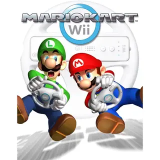 Nintendo Wii - Mario Kart - Racegame (2008)