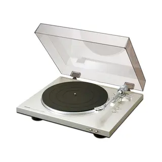 Denon Dp-300 F Vollautomatischer Plattenspieler (Riemenantrieb, Integrierter Vorverstärker) Premium Silber