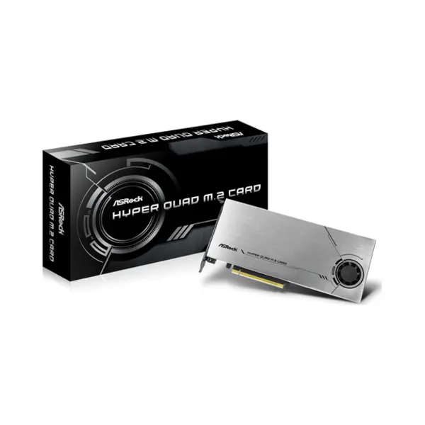 Asrock Hyper Quad M.2 Schnittstellenkarten/Adapter Intern thumbnail